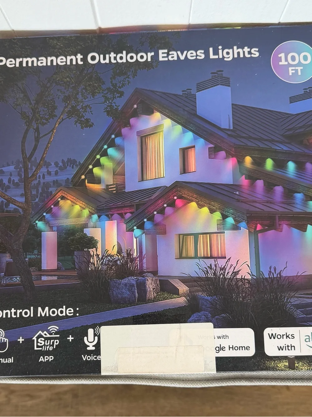 Permanent Outdoor Eaves Lights - Multicolor